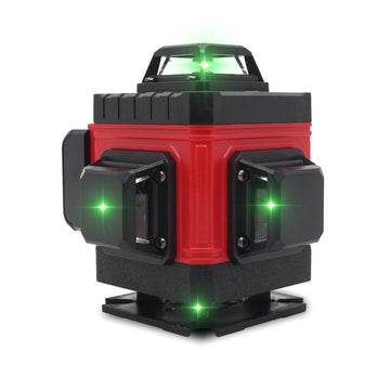 Laser Level - 16 Lines 4x360° 4D Green Cross Line Vertical/Horizontal Pulse Mode - TLL-32