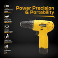 TOMAHAWK SCD-12K cordless drill — LED work light detail