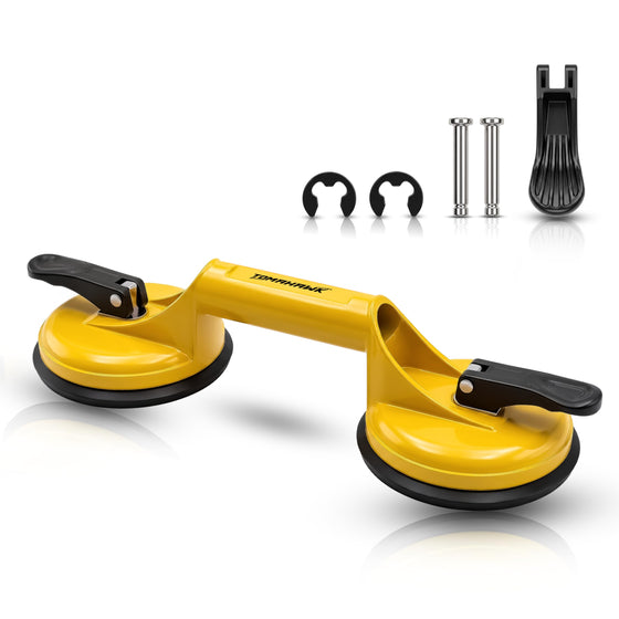 TOMAHAWK® TGSC-2 Glass Suction Cup Lifter | 2 Pads | Aluminium Handle