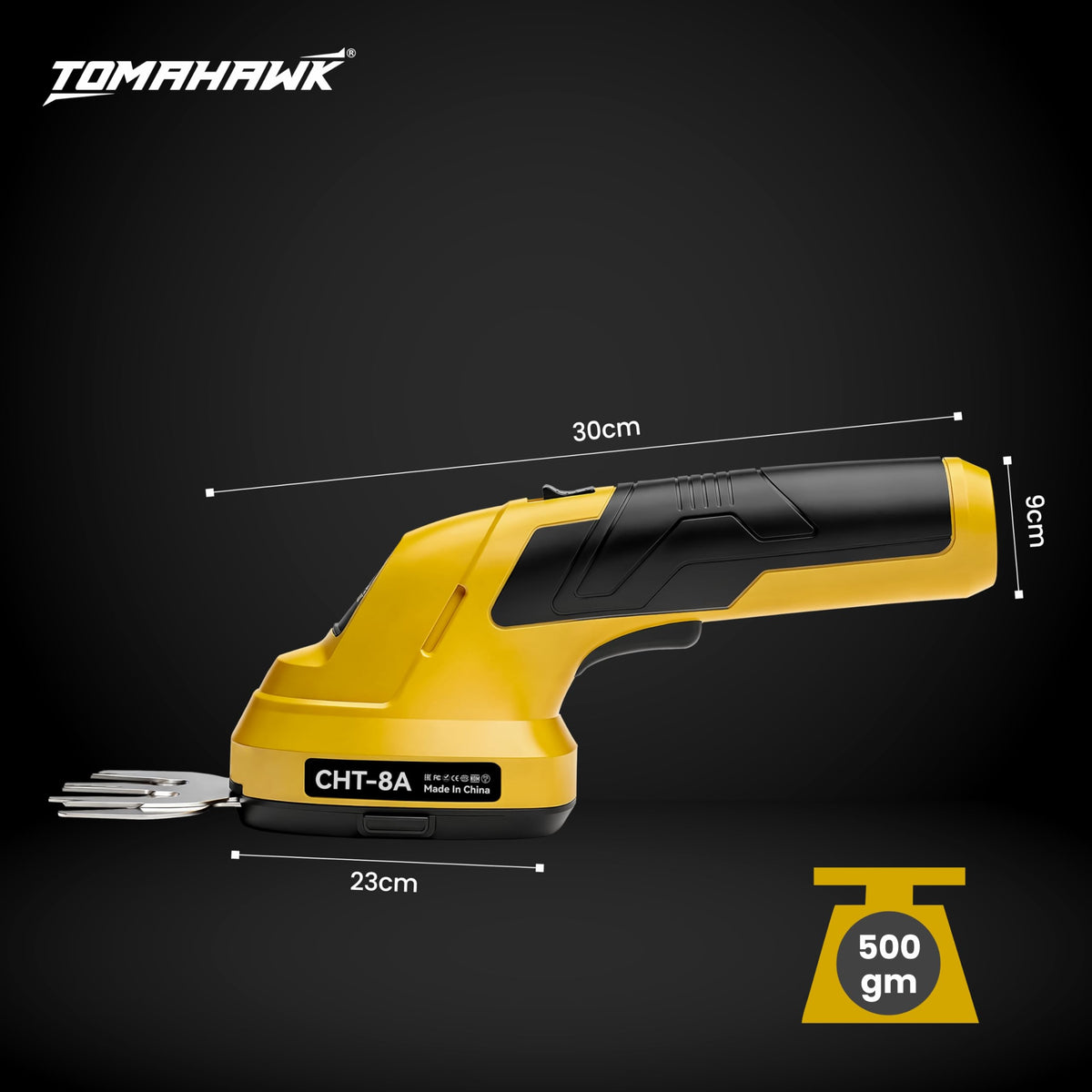 TOMAHAWK® CHT-8A Cordless Grass & Shrub Trimmer 3.7V
