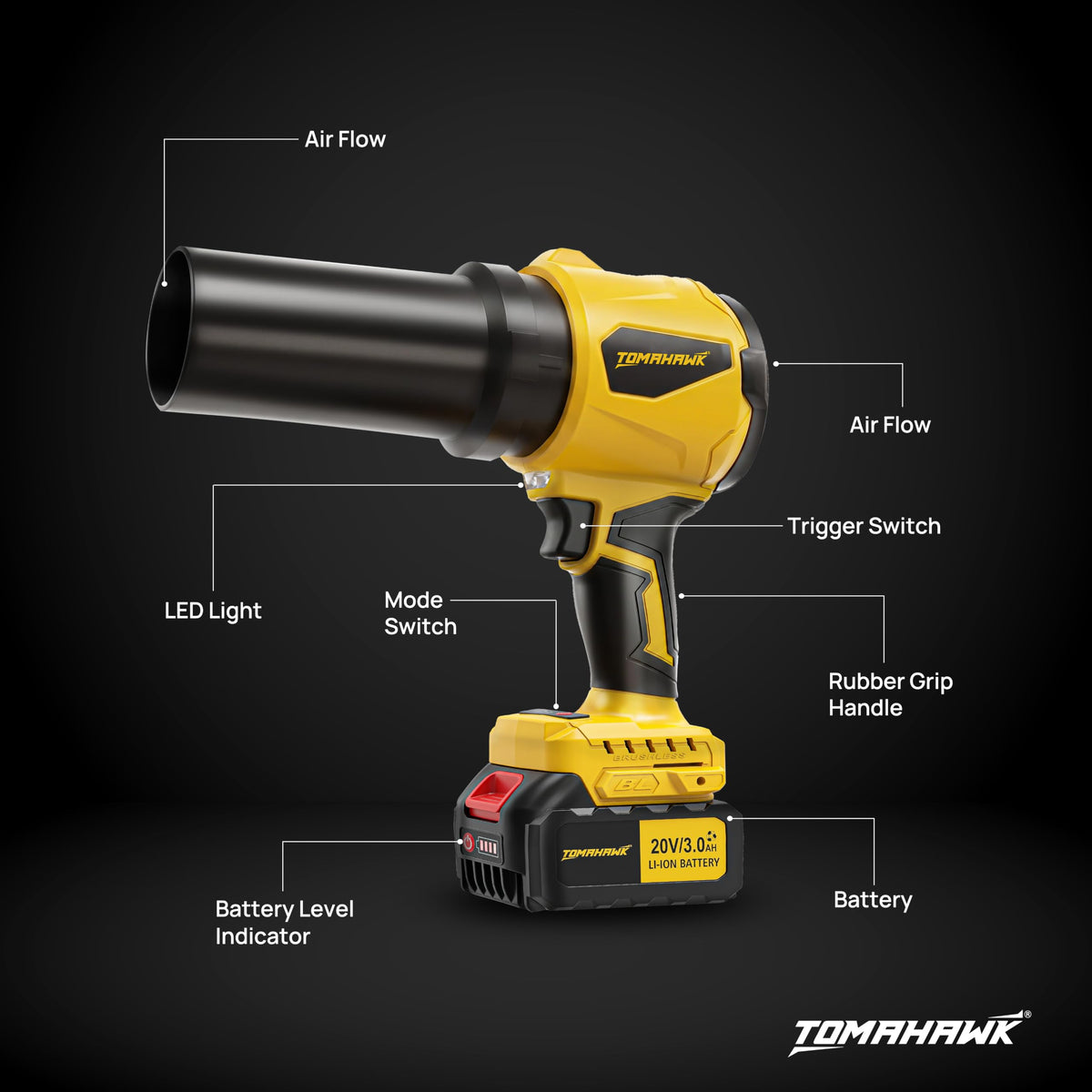 TOMAHAWK TCTB-20A Electric Blower — product image 4