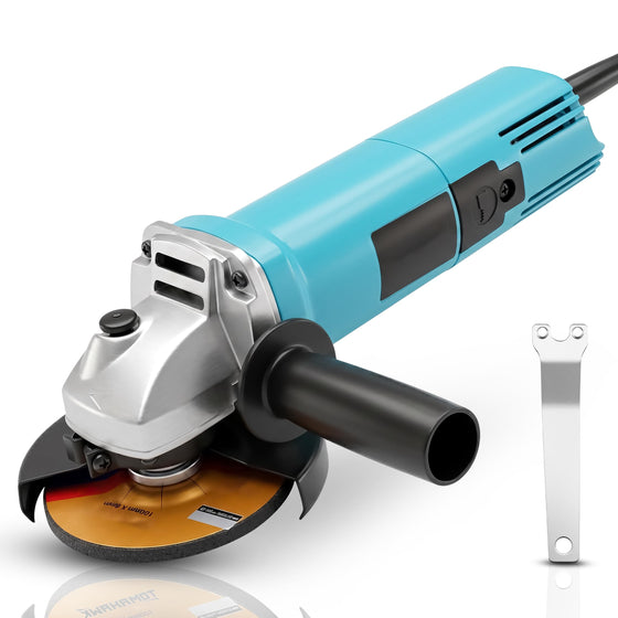 TOMAHAWK® BPT-801 Corded Angle Grinder | Spindle Lock | Slide Switch