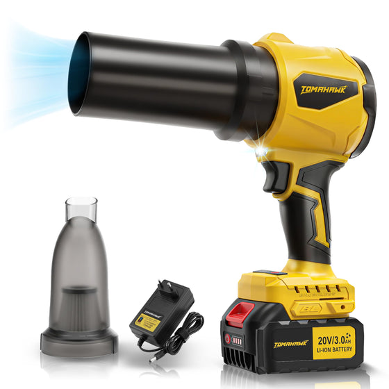 TOMAHAWK® TCTB-20A Cordless Turbo Blower | 20V | 3.0Ah Battery | 200 km/h