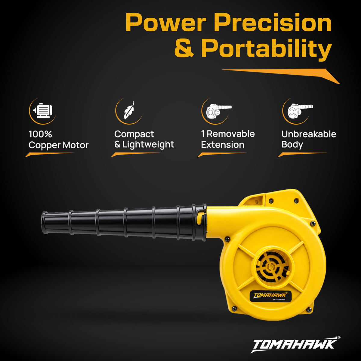 TOMAHAWK TEB-A 600W Electric Blower — product image 5