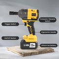 TOMAHAWK® HIW-800 ® Cordless Impact Fixed Square Wrench 20V - 1/2