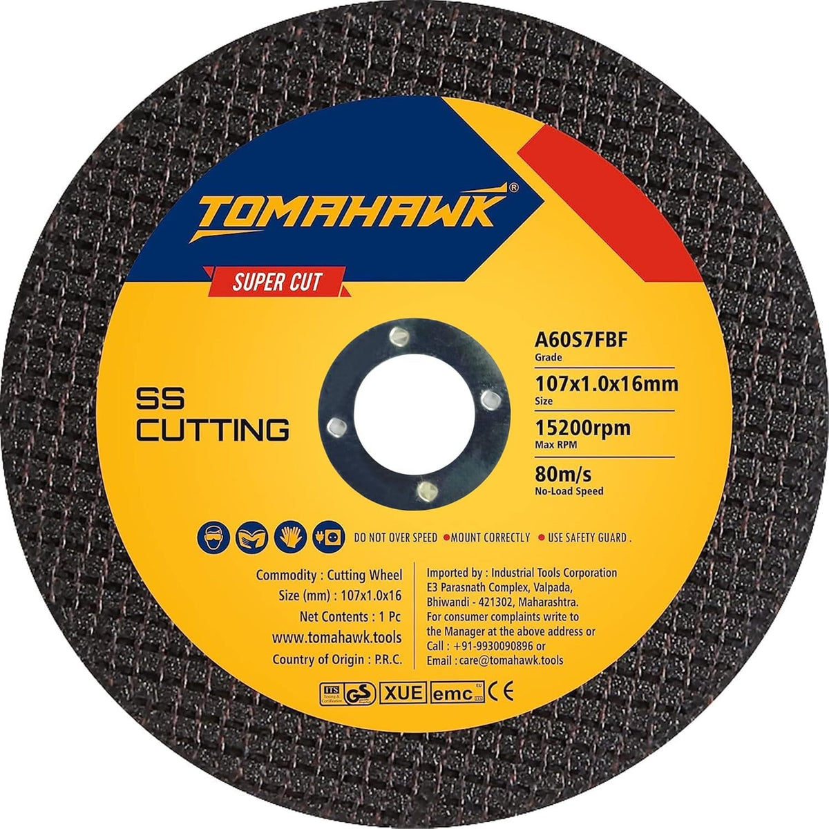 TOMAHAWK 4 Inch Cut Off Wheel Double Net — main product view