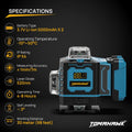 TOMAHAWK® TLL-6416 Self-Levelling Green Laser Level