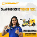 TOMAHAWK CGR-1010-20V Brushless Cordless Angle Grinder with 2 x — product image 6