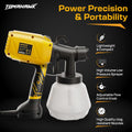 TOMAHAWK EPS-C10 paint sprayer — flow control knob detail