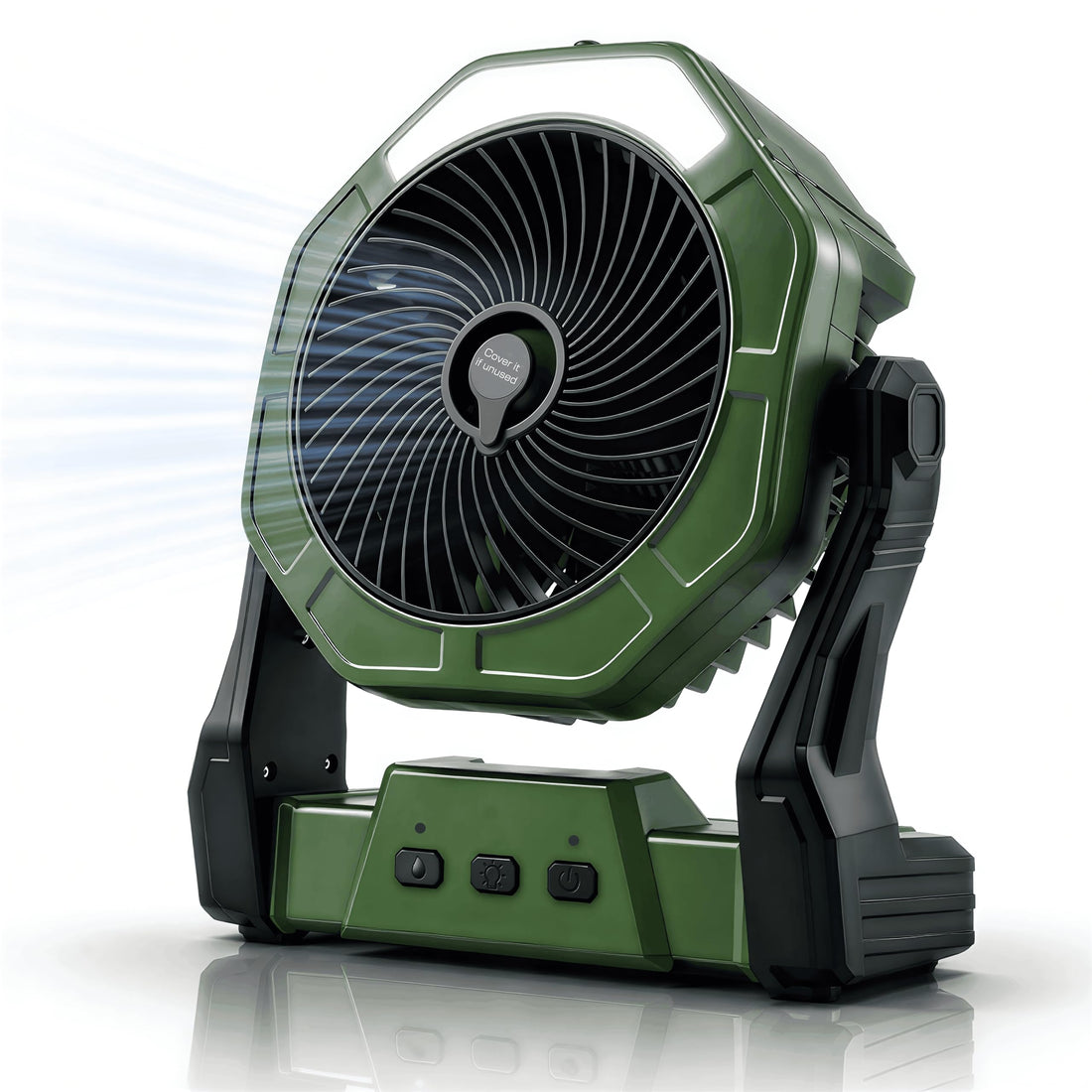 TOMAHAWK® TCF-4405 Portable Fan | 5-inch | Water Tank & LED Light | 2000mAh
