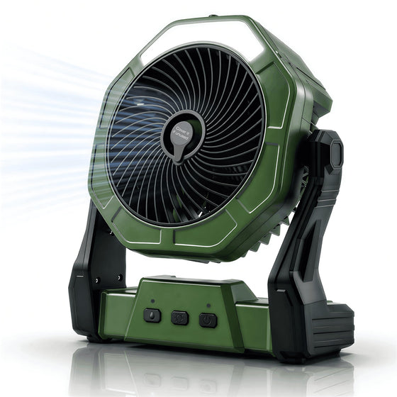 TOMAHAWK® TCF-4405 Portable Fan | 5-inch | Water Tank & LED Light | 2000mAh