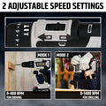 TOMAHAWK® DRT-1000-20V Cordless Drill Machine Kit