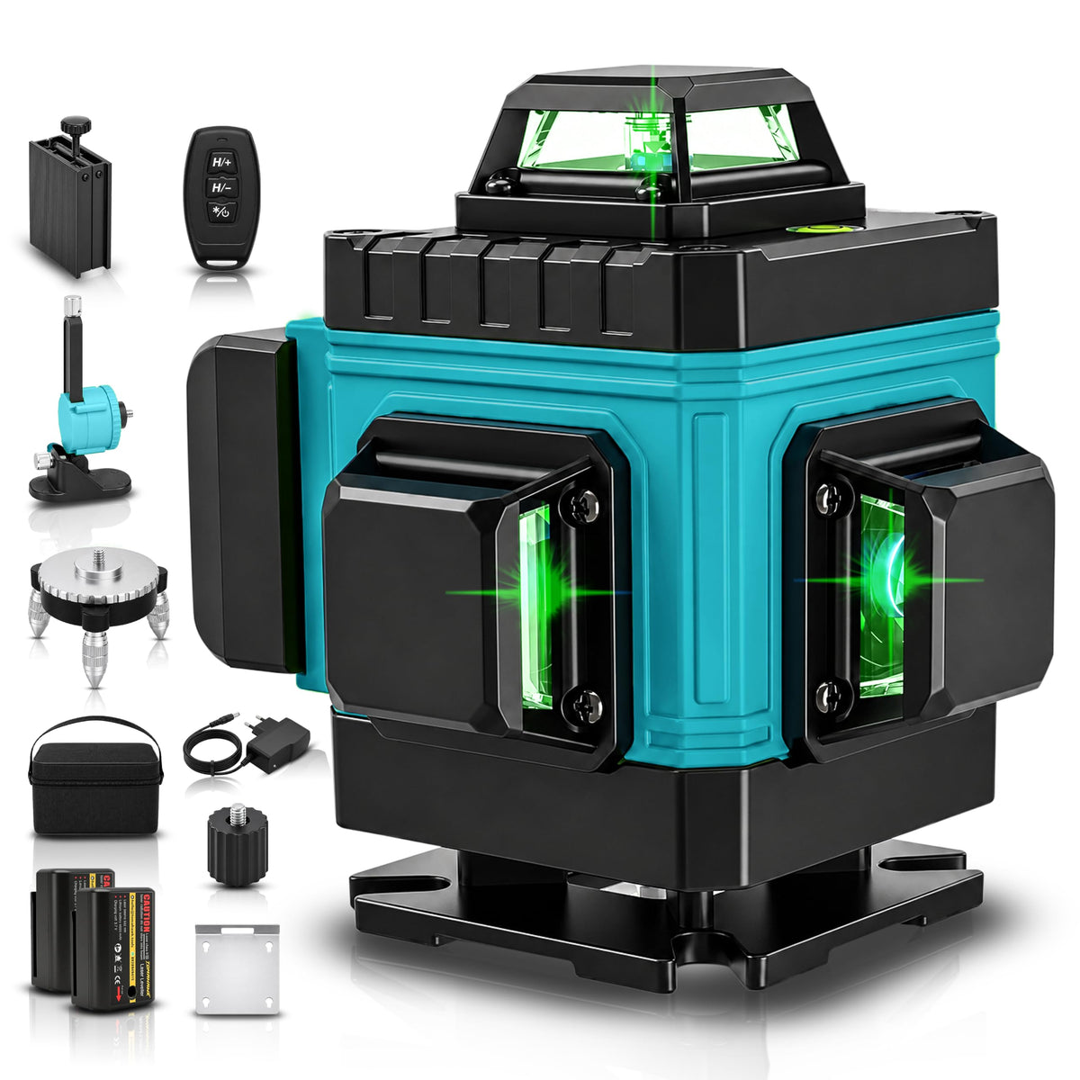TOMAHAWK KON-1288-16 Konrad Lines Green Laser Level Pro 4x360° 4D — main product view