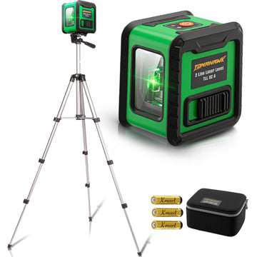 TOMAHAWK® TLL-02-2 Green Line Laser Level (98ft) with Adjustable