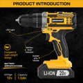 TOMAHAWK TCD-20K 20V Cordless Impact Drill & Screwdriver — product image 3
