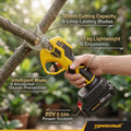 TOMAHAWK® PRU-5222 Cordless Pruning Shears for Garden
