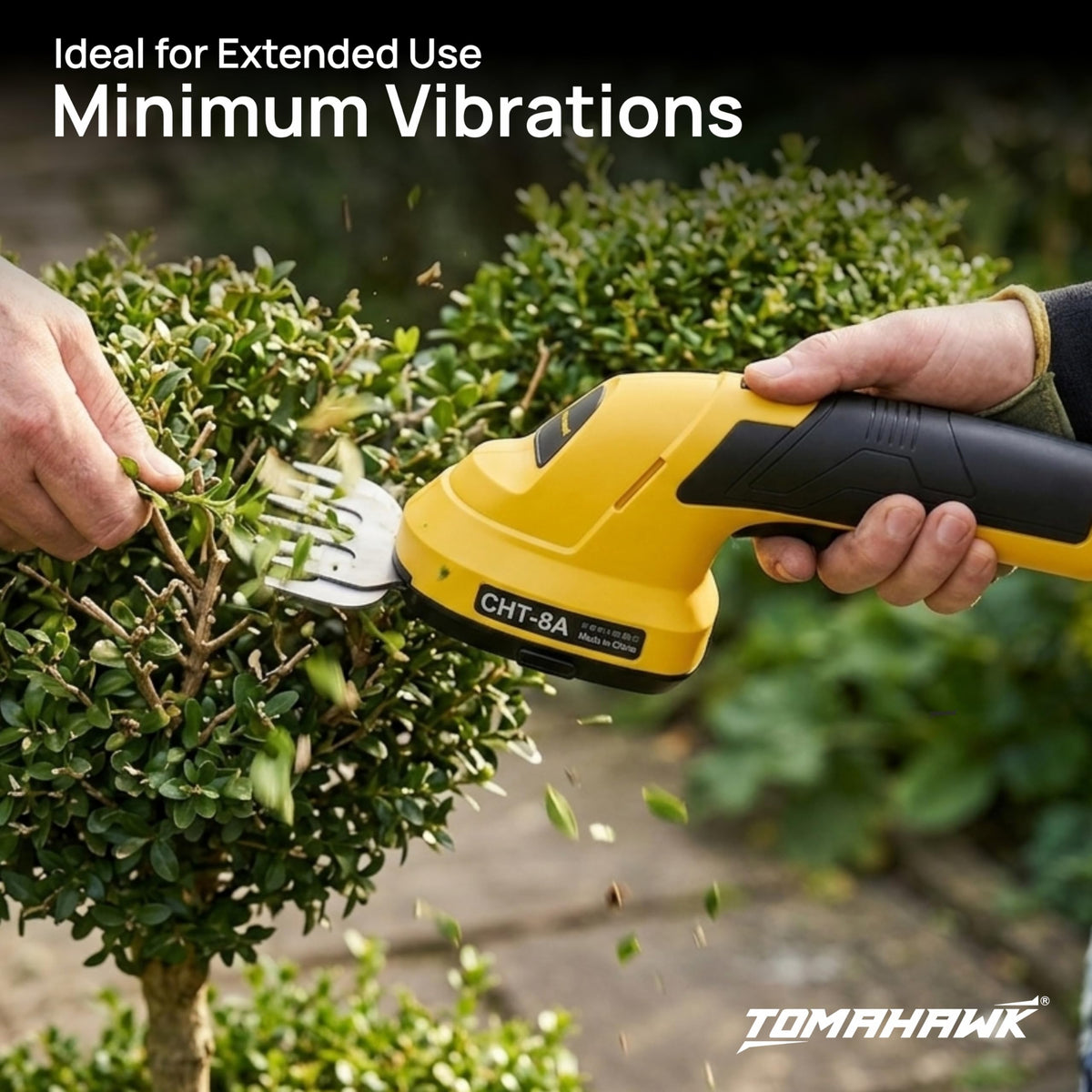 TOMAHAWK® CHT-8A Cordless Grass & Shrub Trimmer 3.7V