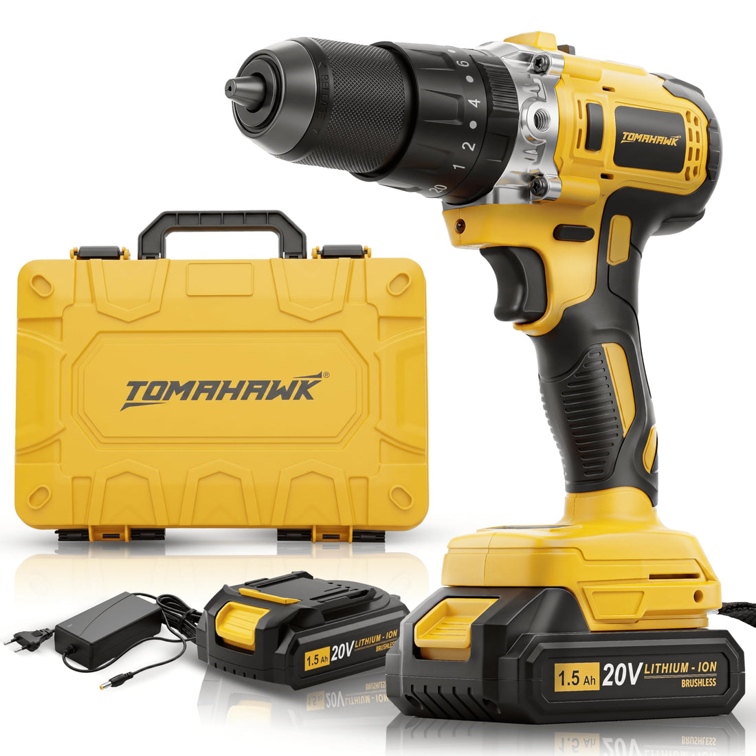 TOMAHAWK® T3626 Brushless Cordless Impact Driver | 20V | 13mm Chuck