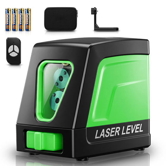 TOMAHAWK® TLL-GLC-02 2-Line Green Laser Level | Self-Levelling Cross Line | 25m