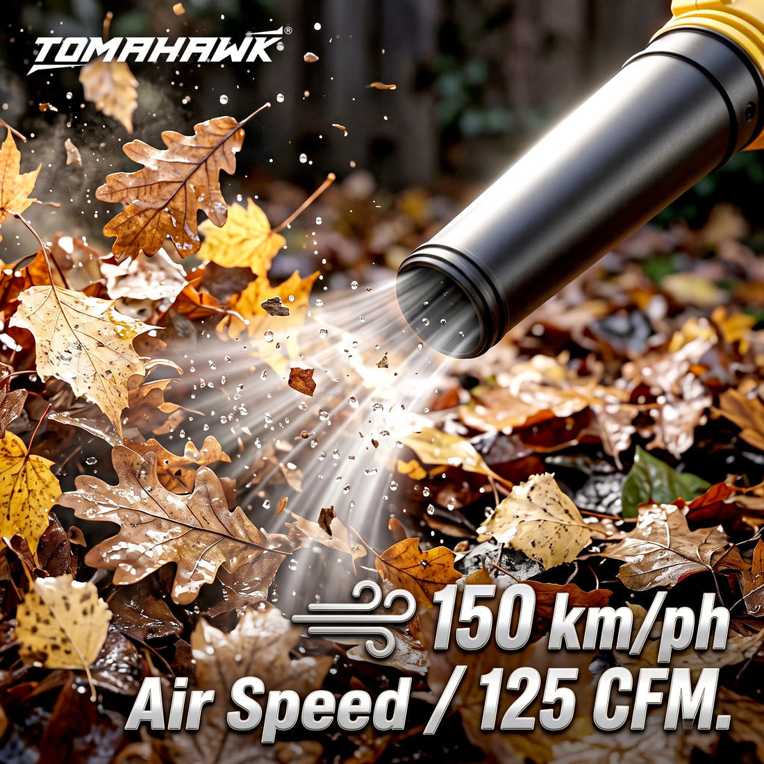 TOMAHAWK® TCB-40 Cordless Blower | 20V | 20,000 RPM | 2 x 2.0Ah