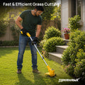Cordless String Trimmer Machine - 12V, 1X 1.5Ah Battery, 10cm Cutting Width