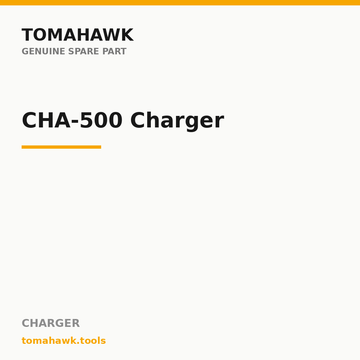 TOMAHAWK CHA-500 Charger — 12V