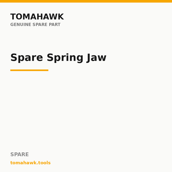 TOMAHAWK FC-202 Flower Cutter — Spare Spring Jaw