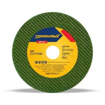 SuperCut 4" Cutting Wheel for Metal & Stainless Steel (Green)