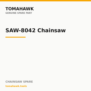 TOMAHAWK SAW-8042 Chainsaw — Chain 8 inch