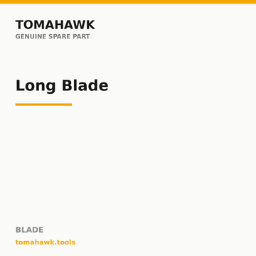 TOMAHAWK CHT-20A Hedge Trimmer — Long Blade