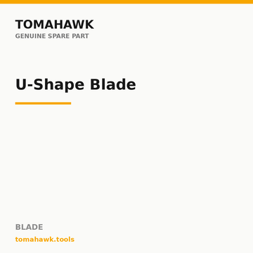 TOMAHAWK CHT-20A Hedge Trimmer — U-Shape Blade