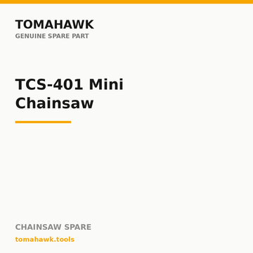 TOMAHAWK TCS-401 Mini Chainsaw — Chain 4 inch