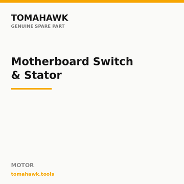 TOMAHAWK TID-3628 Impact Drill — Motherboard Switch & Stator