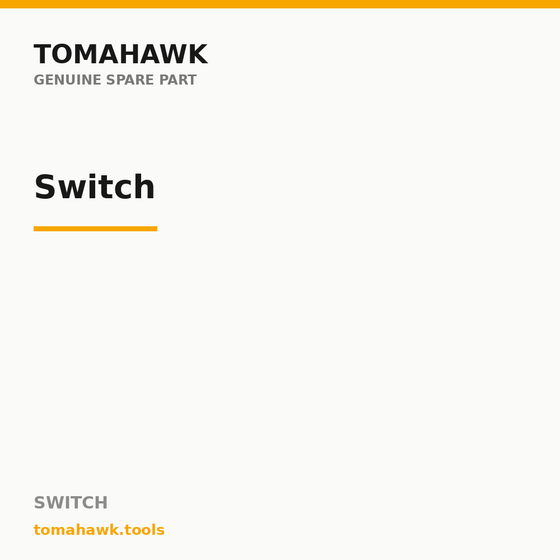 TOMAHAWK TID-3628 Impact Drill — Switch