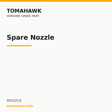 TOMAHAWK TLB-040 Leaf Blower — Spare Nozzle