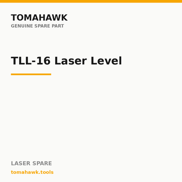TOMAHAWK TLL-16 Laser Level — Power Point / Adaptor